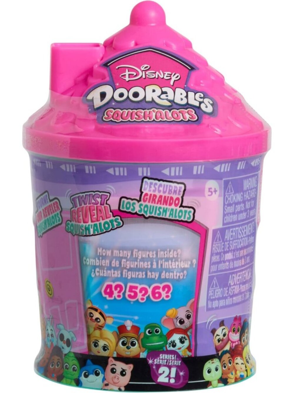 Collectible Disney Doorables SquishโAlots Series 2 Figures - Kids Toys, 1-Inch